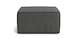 Leather Square Ottoman