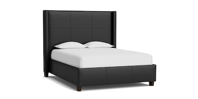 Dublin Leather Upholstered Storage Bed