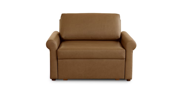 Lthr Round Twin Bench Sleeper image number 0