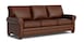 Carolina Leather Sock Arm Sofa