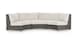 3 piece curved sectional