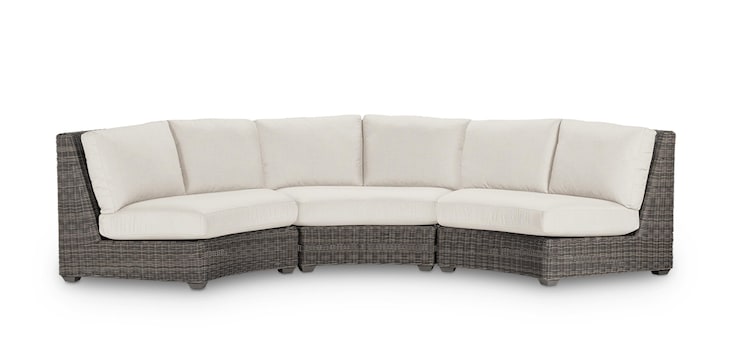3 piece curved sectional image number 0
