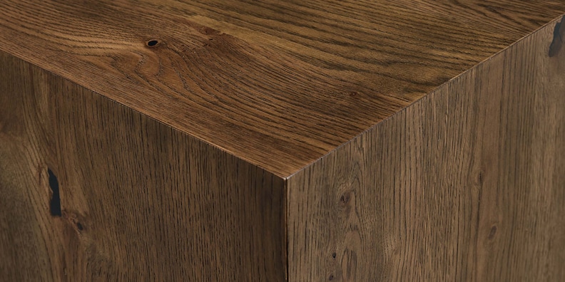 Oak Square End Table image number 5