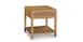 Ribbed Drawer End Table