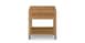 Ribbed Drawer End Table