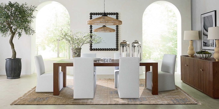 96" Rectangular Dining Table image number 1