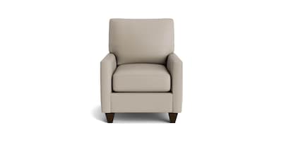 True Custom&reg; Leather Track Arm Accent Chair