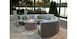 3 piece curved sectional