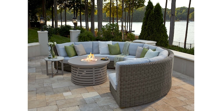 3 piece curved sectional image number 1