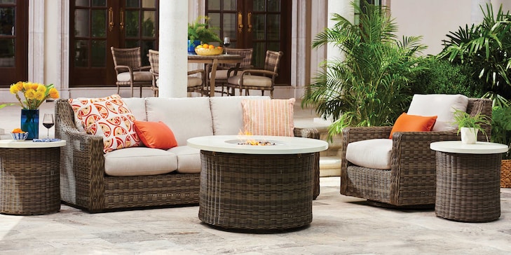 Oasis Round Gas Fire Pit image number 2